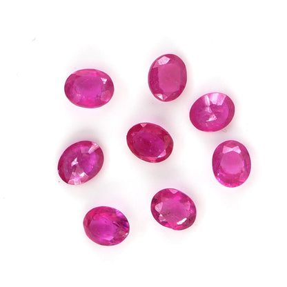 Natural Mozambique Ruby Calibrated Ovals | 5x6mm & 6x7mm