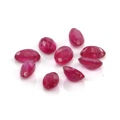 Natural Bangkok Ruby Calibrated Ovals | 3x5mm & 4x6mm
