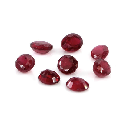 Natural Bangkok Ruby Calibrated Ovals | 5x6mm & 6x7mm