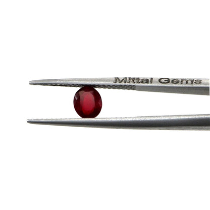 Natural Bangkok Ruby Calibrated Ovals | 5x6mm & 6x7mm