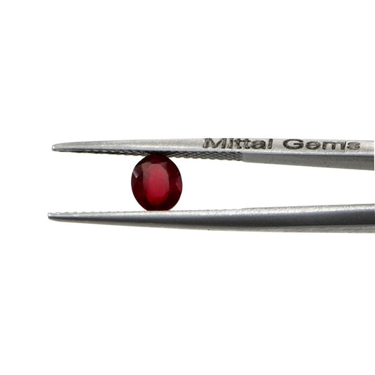 Natural Bangkok Ruby Calibrated Ovals | 5x6mm & 6x7mm