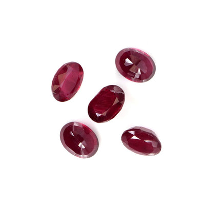 Natural Bangkok Ruby Calibrated Ovals | 5x7mm & 6x8mm