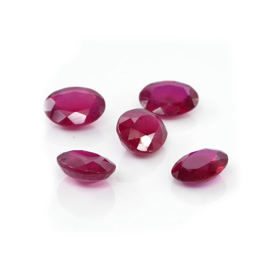 Natural Bangkok Ruby Calibrated Ovals | 9x11mm & 10x12mm