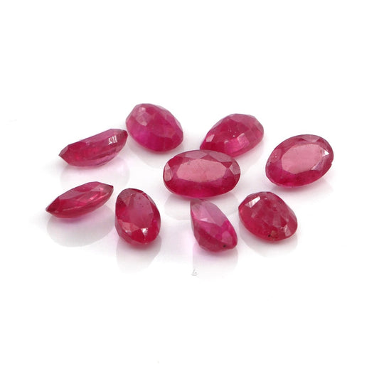 Natural Bangkok Ruby Calibrated Ovals | 3x5mm & 4x6mm