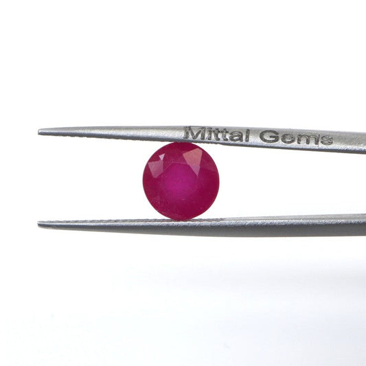 Natural Bangkok Ruby Calibrated Rounds | 7mm & 8mm