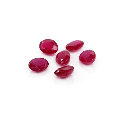 Natural Bangkok Ruby Calibrated Ovals | 5x7mm & 6x8mm