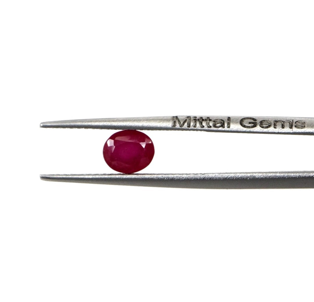 Natural Bangkok Ruby Calibrated Ovals | 5x6mm & 6x7mm