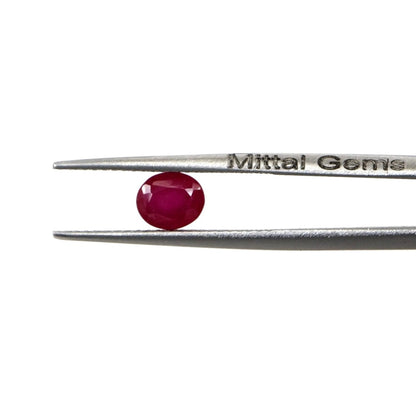 Natural Bangkok Ruby Calibrated Ovals | 5x6mm & 6x7mm