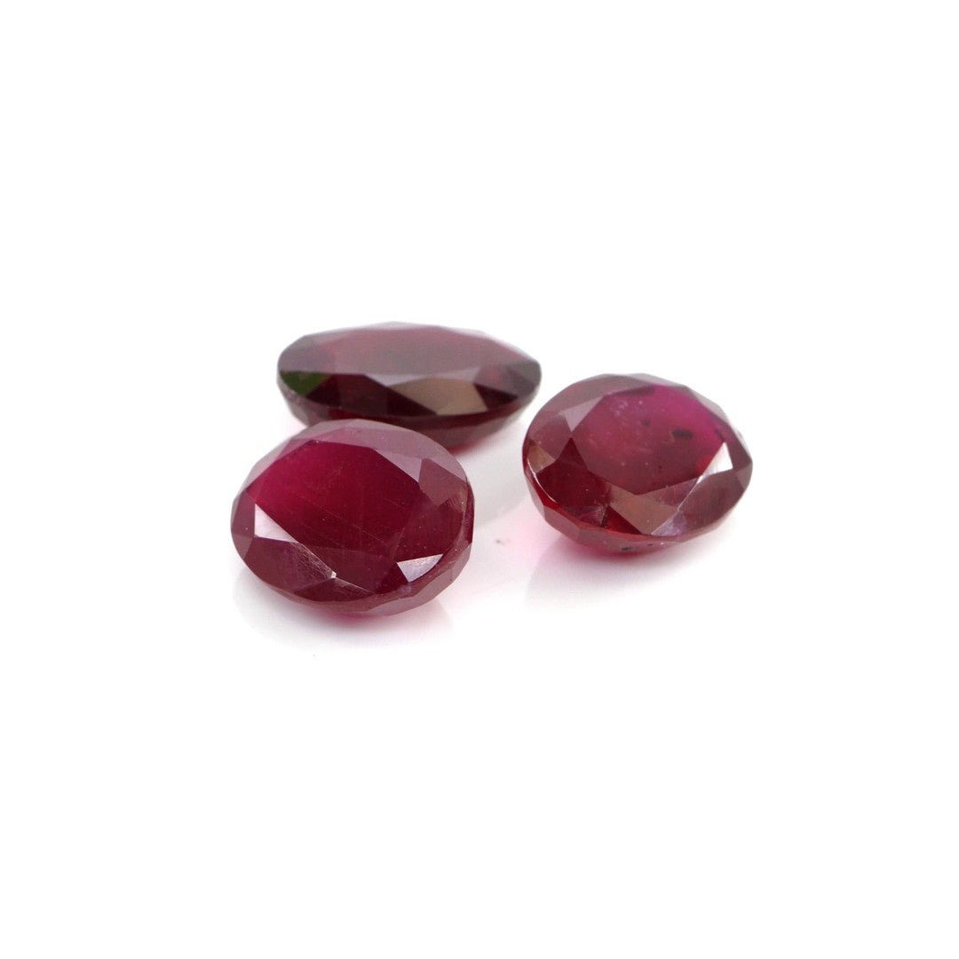 Natural Bangkok Ruby Calibrated Ovals | 10x14mm & 12x16mm