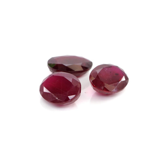 Natural Bangkok Ruby Calibrated Ovals | 10x14mm & 12x16mm