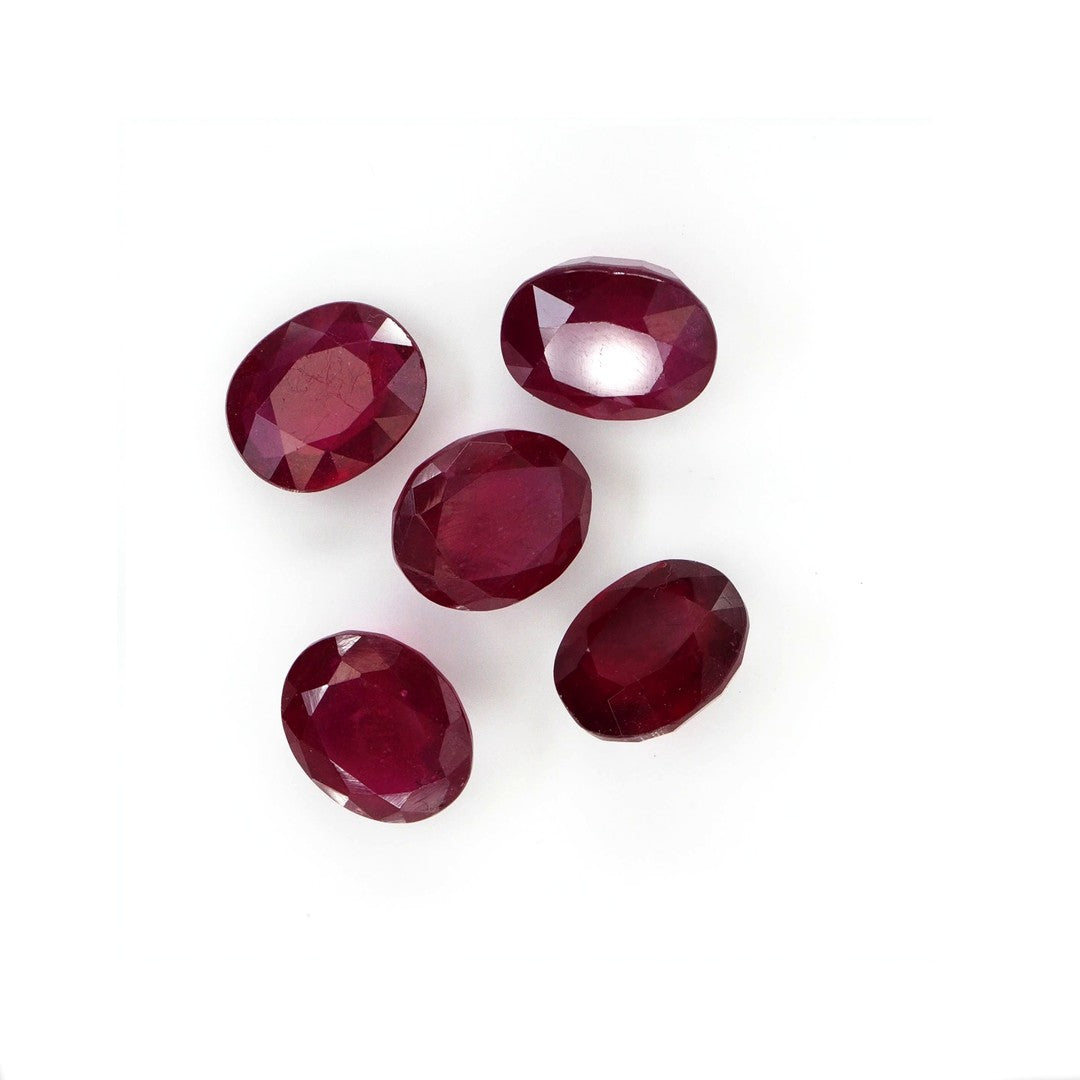Natural Bangkok Ruby Calibrated Ovals | 9x11mm & 10x12mm