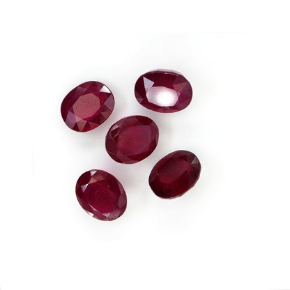 Natural Bangkok Ruby Calibrated Ovals | 9x11mm & 10x12mm