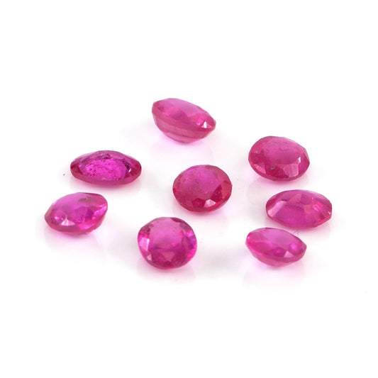 Natural Mozambique Ruby Calibrated Ovals | 5x6mm & 6x7mm