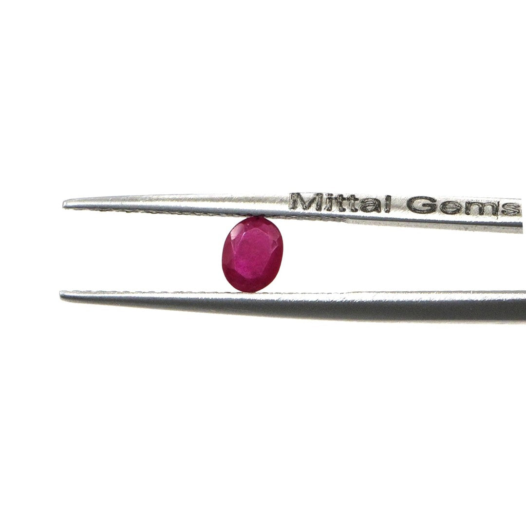 Natural Bangkok Ruby Calibrated Ovals | 3x4mm & 4x5mm