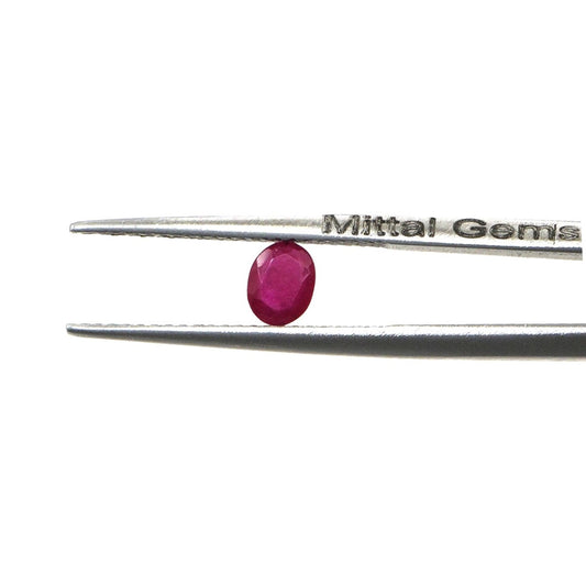 Natural Bangkok Ruby Calibrated Ovals | 3x4mm & 4x5mm