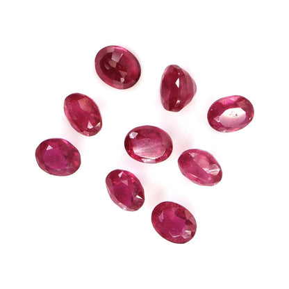Natural Bangkok Ruby Calibrated Ovals | 3x5mm & 4x6mm