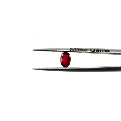 Natural Bangkok Ruby Calibrated Ovals | 3x5mm & 4x6mm