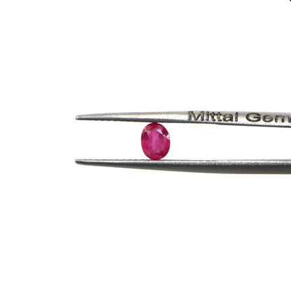 Natural Bangkok Ruby Calibrated Ovals | 5x6mm & 6x7mm