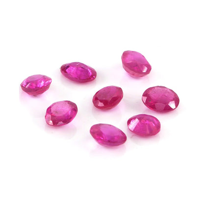 Natural Mozambique Ruby Calibrated Ovals | 5x6mm & 6x7mm