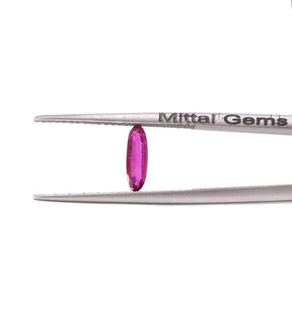 Natural Bangkok Ruby Calibrated Long Ovals | 8x2.5mm & 10x4.5mm