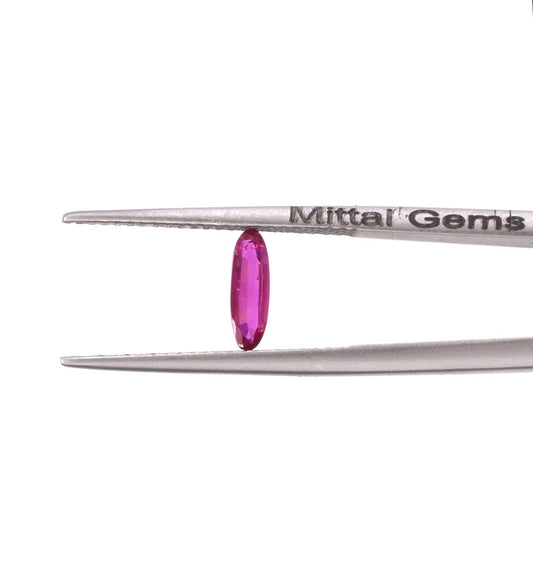 Natural Bangkok Ruby Calibrated Long Ovals | 8x2.5mm & 10x4.5mm