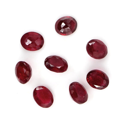 Natural Bangkok Ruby Calibrated Ovals | 5x6mm & 6x7mm