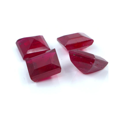 Natural Bangkok Ruby Calibrated Squares | 4.5mm & 5.5mm