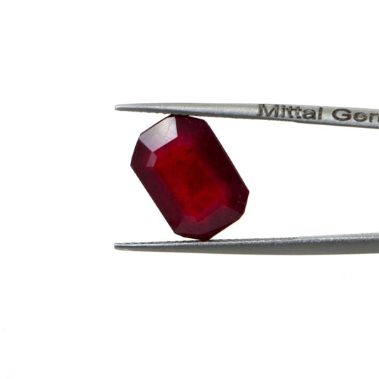 Natural Bangkok Ruby Octagon | 8.32cts