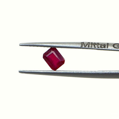 Natural Bangkok Ruby Calibrated Octagons | 6x7mm & 7x8mm