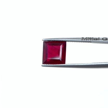 Natural Bangkok Ruby Calibrated Squares | 8mm & 9mm