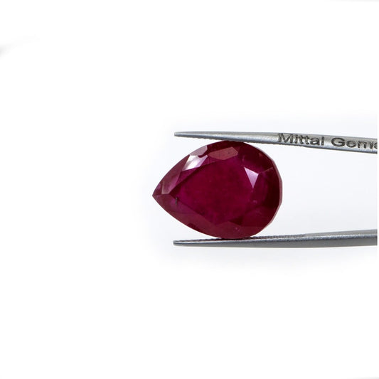 Natural Bangkok Ruby Pear | 26.97cts