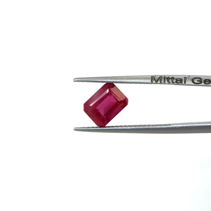 Natural Bangkok Ruby Calibrated Octagons | 6x8mm & 7x9mm