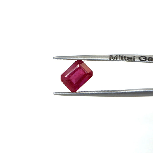Natural Bangkok Ruby Calibrated Octagons | 6x8mm & 7x9mm