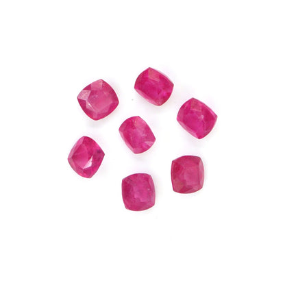 Natural Bangkok Ruby Calibrated Cushions | 4mm & 5mm