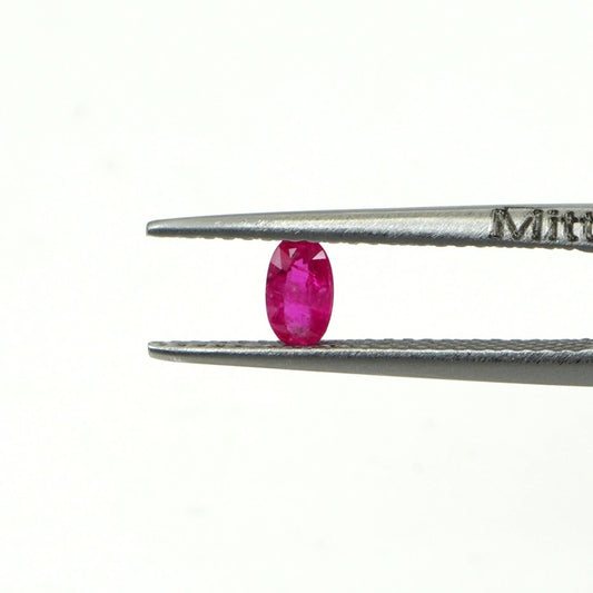 Natural Untreated Mozambique Ruby Calibrated Ovals | 3x5mm & 4x6mm