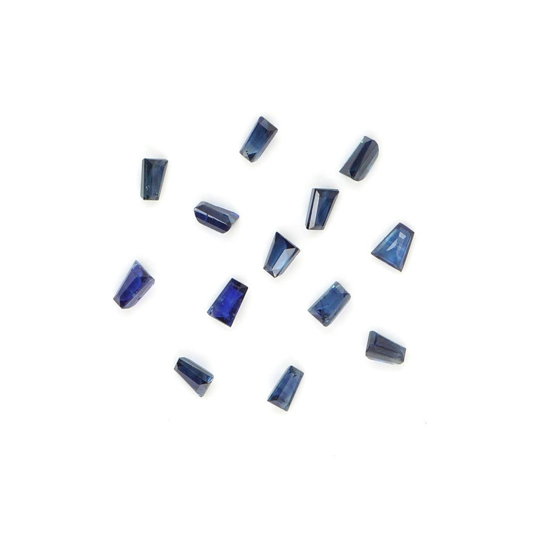 Natural Untreated Blue Sapphire Calibrated Tapper Baguettes | 1.5x2x4mm & 2x3x4mm