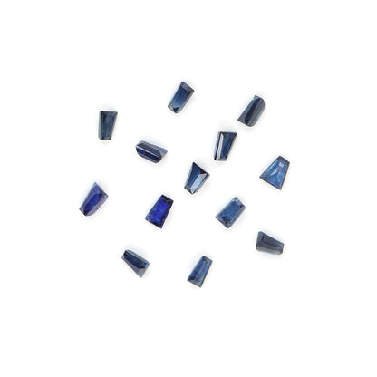 Natural Untreated Blue Sapphire Calibrated Tapper Baguettes | 1.5x2x4mm & 2x3x4mm