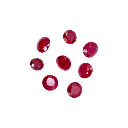 Natural Bangkok Ruby Calibrated Rounds | 6mm & 7mm