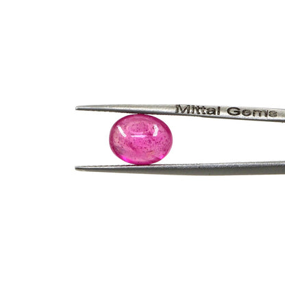 Natural Bangkok Ruby Calibrated Cabochon Ovals | 7x9mm & 8x10mm
