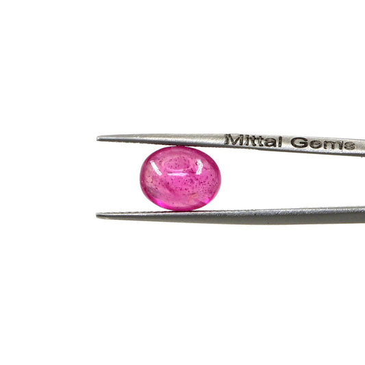 Natural Bangkok Ruby Calibrated Cabochon Ovals | 7x9mm & 8x10mm