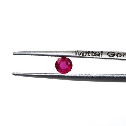 Natural Bangkok Ruby Calibrated Rounds | 3mm & 4mm
