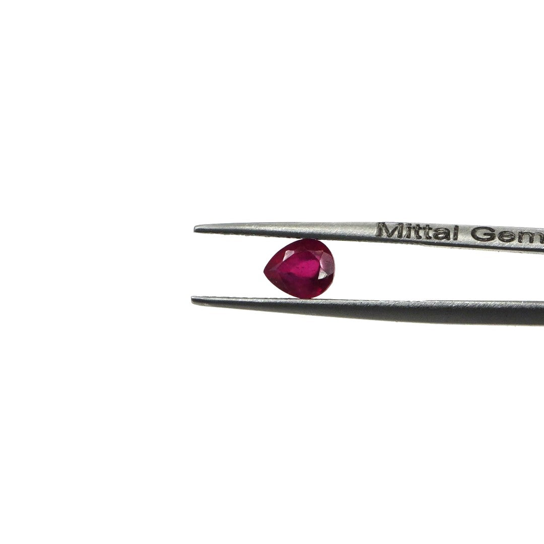 Natural Bangkok Ruby Calibrated Pears | 5x6mm & 6x7mm
