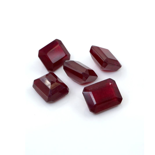 Natural Bangkok Ruby Calibrated Octagons | 10x12mm & 11x13mm