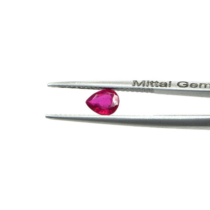 Natural Bangkok Ruby Calibrated Pears | 7x8mm & 8x9mm