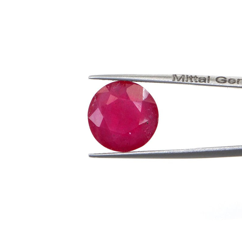 Natural Bangkok Ruby Calibrated Rounds | 14mm & 15mm