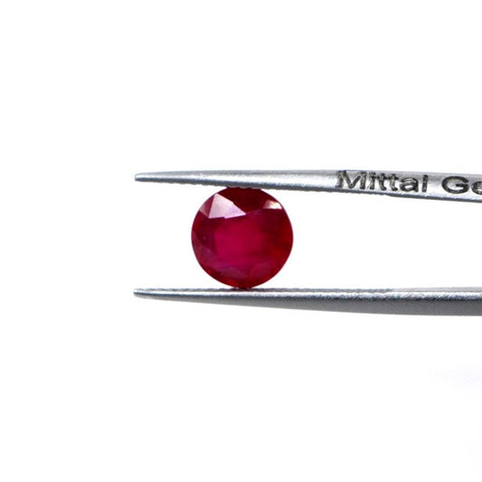 Natural Bangkok Ruby Calibrated Rounds | 7mm & 8mm