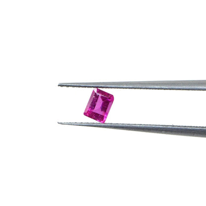 Natural Bangkok Ruby Calibrated Octagons | 3x4mm & 4x5mm