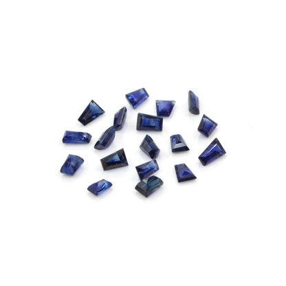 Natural Untreated Blue Sapphire Calibrated Tapper Baguettes | 1.5x2x4mm & 2x3x4mm