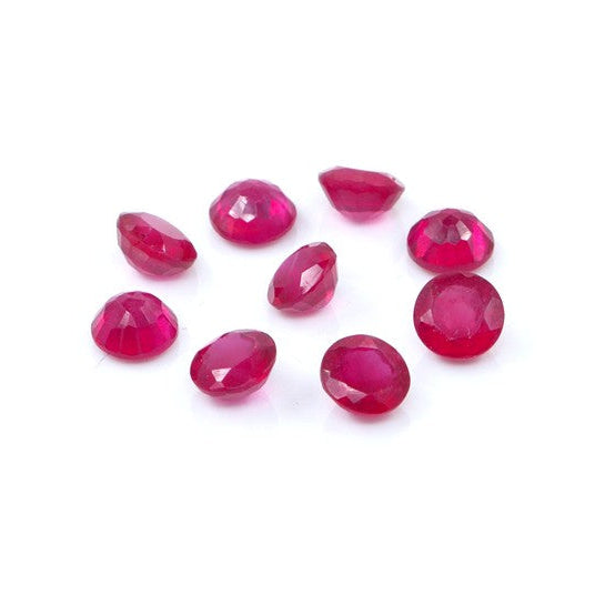 Natural Bangkok Ruby Calibrated Rounds | 5mm