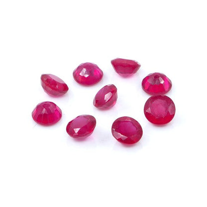 Natural Bangkok Ruby Calibrated Rounds | 5mm